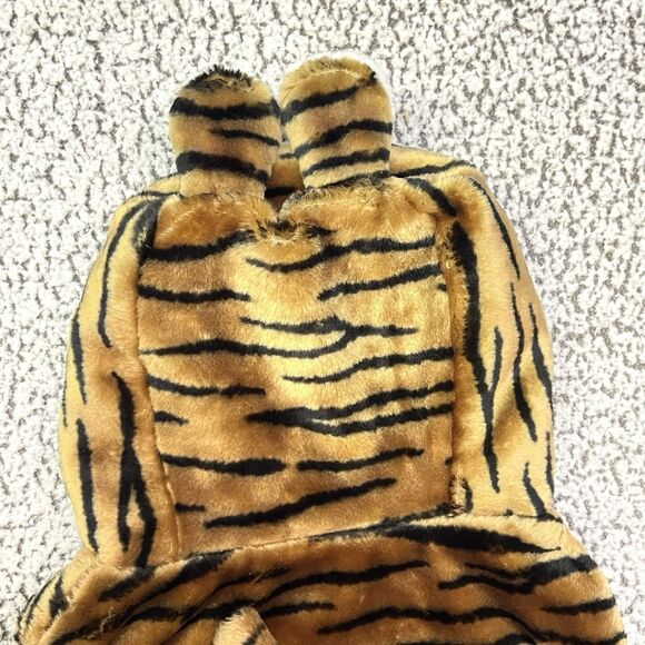VTG Halloween Costume Baby Tiger Cub 24 Months Plush Hooded Warm Soft Faux Fur - Picture 7 of 12